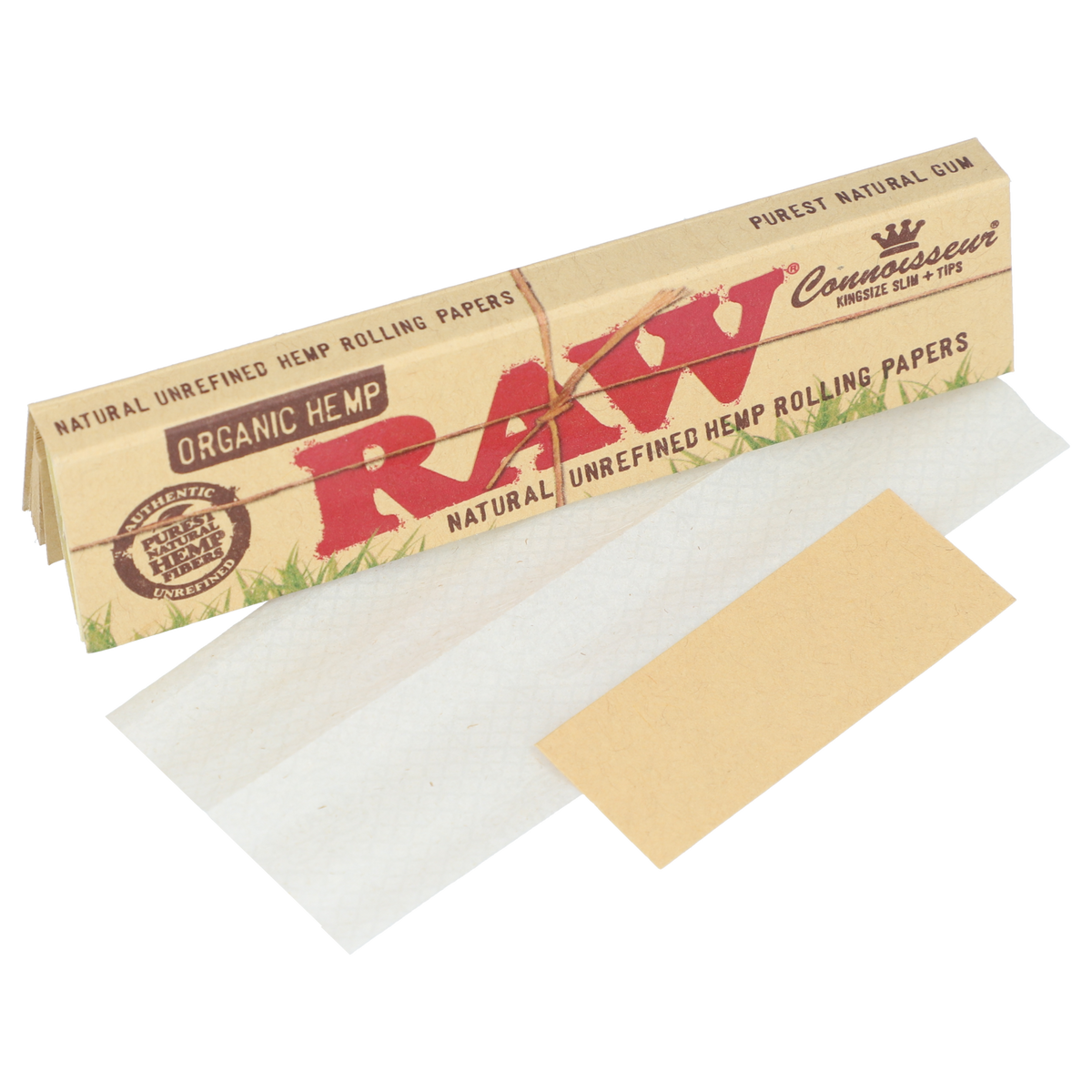 RAW® ORGANICCONNOISSEUR KING SIZE SLIM - PAPERS WITH TIPS - Foto 6