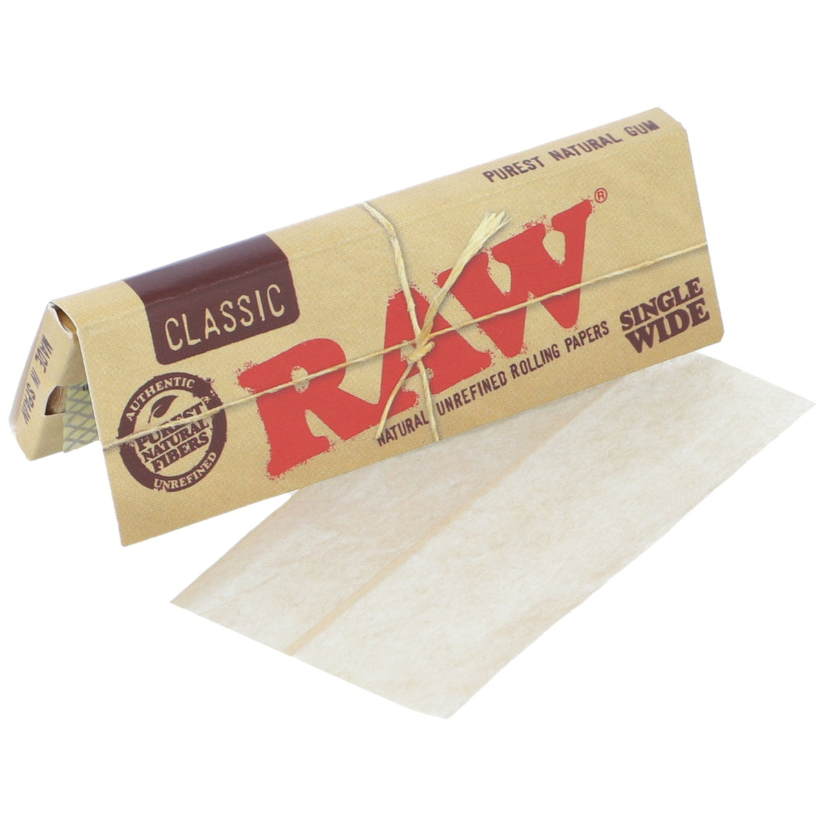 RAW Classic Singe Wide Single Window Rolling Papers – Ralphy's World